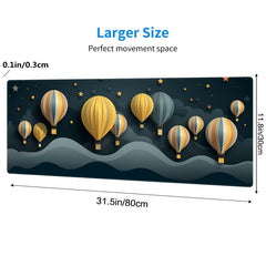 Oversized Mouse Pad Non slip Rubber Base Computer Desk Keyboard Pad
