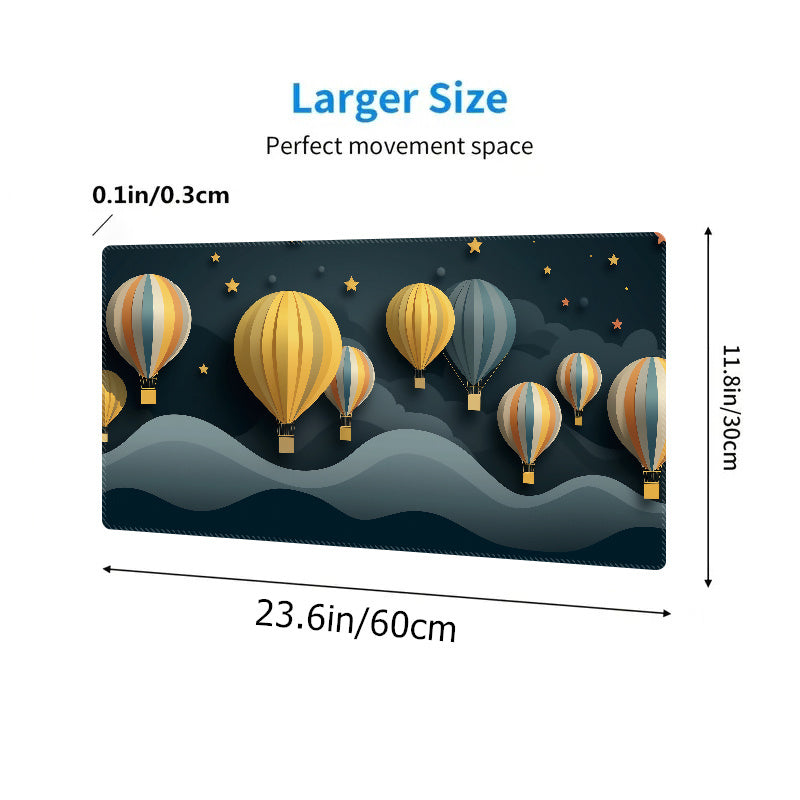 Oversized Mouse Pad Non slip Rubber Base Computer Desk Keyboard Pad