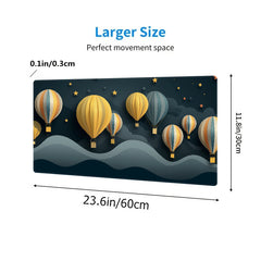 Oversized Mouse Pad Non slip Rubber Base Computer Desk Keyboard Pad