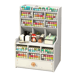 Desktop Pen Holder Storage Box DIY Functional Classification Pen Holder