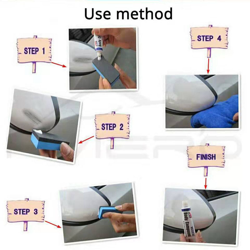 Car Scratch Repair Kit Polishing Grinding Wax