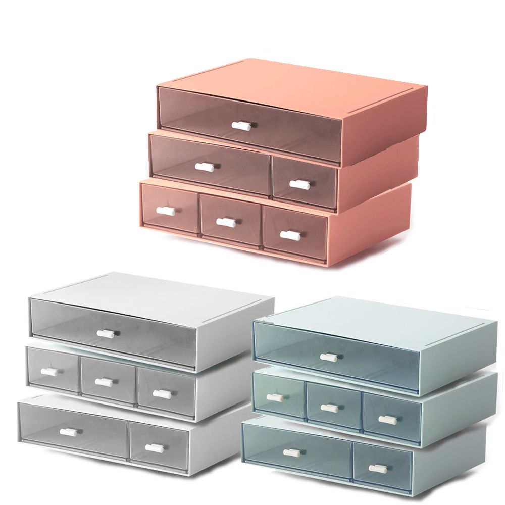 Stationery Storage Box Student Layers Drawer Pen Cabinet Organizer