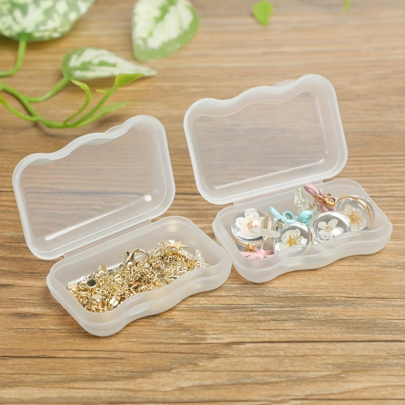 Portable Transparent Jewelry Storage Box Lightweight Carry On Organizer