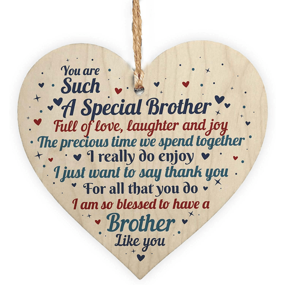 Wooden Heart Funny Signs Birthday Gift Decorations