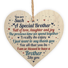 Wooden Heart Funny Signs Birthday Gift Decorations