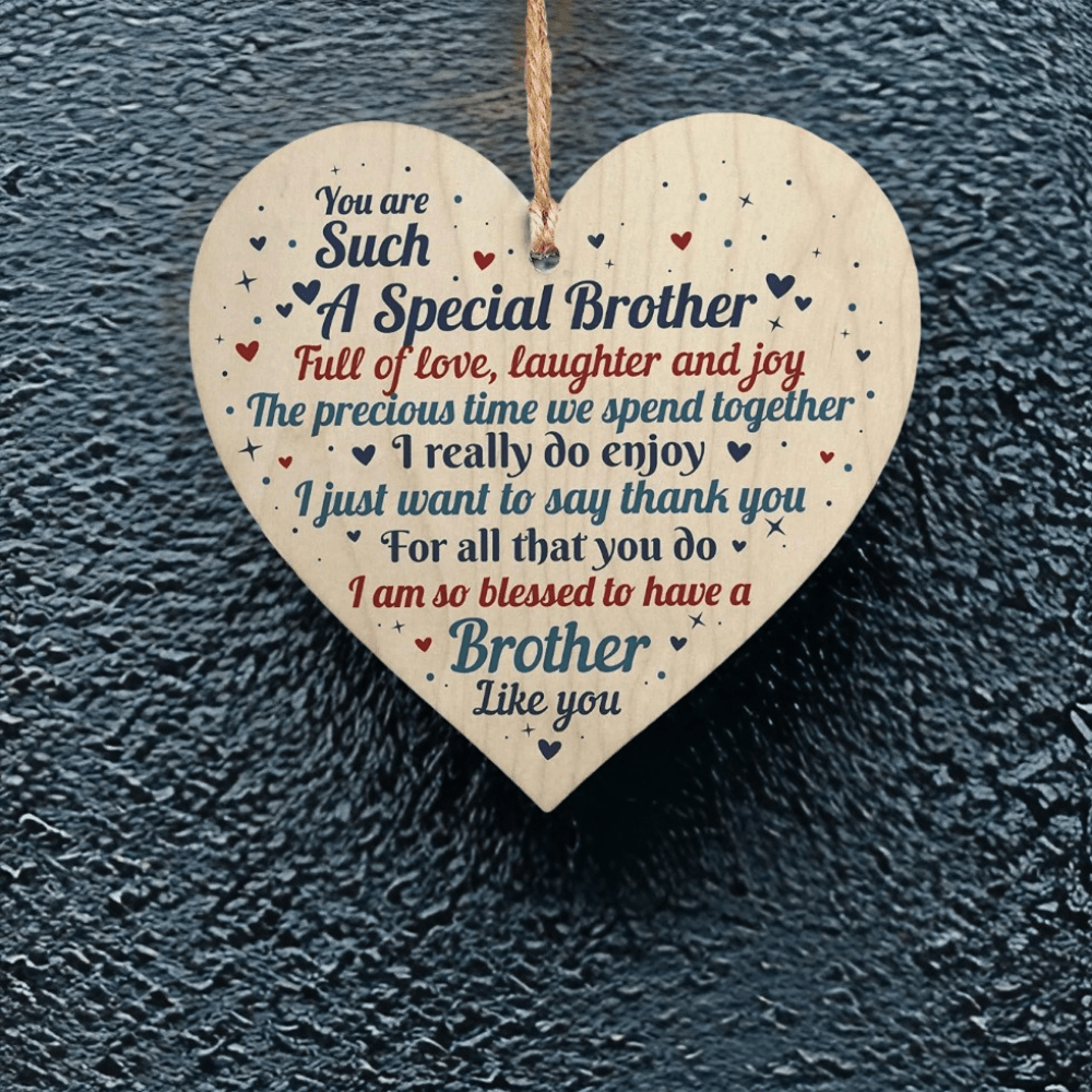 Wooden Heart Funny Signs Birthday Gift Decorations
