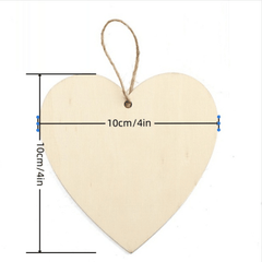 Wooden Heart Funny Signs Birthday Gift Decorations