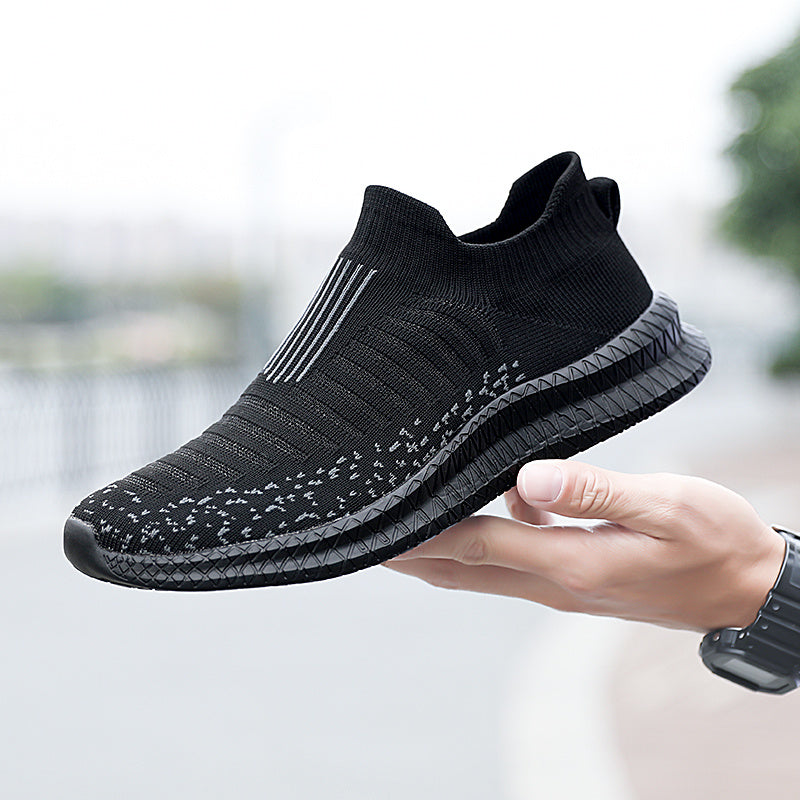 Men's Lightweight Slip on Athletic Shoes Breathable Walking Sneakers