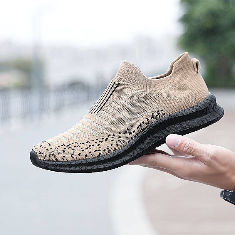 Men's Lightweight Slip on Athletic Shoes Breathable Walking Sneakers