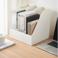 Desktop File Rack Office Book Stand Student File Storage Box