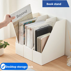 Desktop File Rack Office Book Stand Student File Storage Box