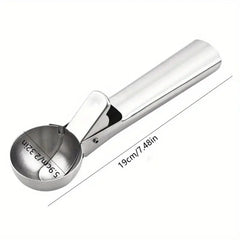 Stainless Steel Ice Cream Scoop & Fruit Spoon