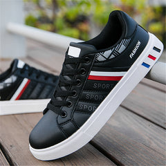 Men's Skate Shoes Good Traction Easy Clean Lace-up Sneakers
