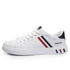 Men's Skate Shoes Good Traction Easy Clean Lace-up Sneakers