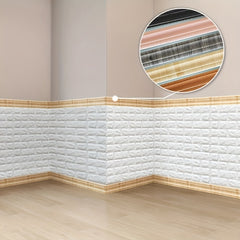 Foam Self-adhesive Flexible Molding Trim for DIY Wall Edge - 96in
