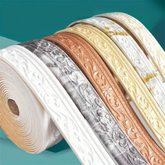 Foam Self-adhesive Flexible Molding Trim for DIY Wall Edge - 96in