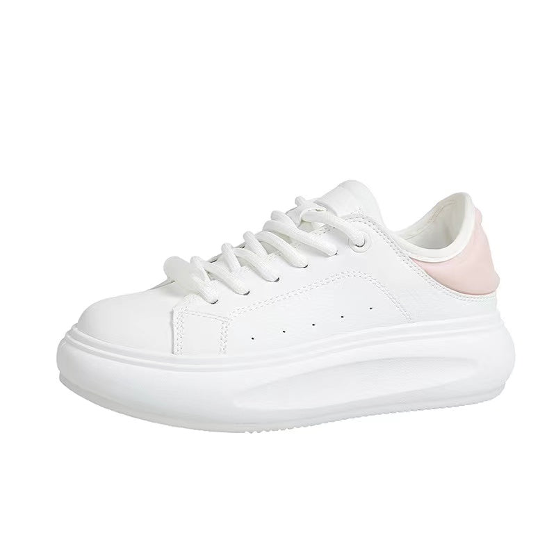 Women's Platform Lace-Up Sneakers Low Top Outdoor Shoes