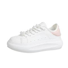 Women's Platform Lace-Up Sneakers Low Top Outdoor Shoes