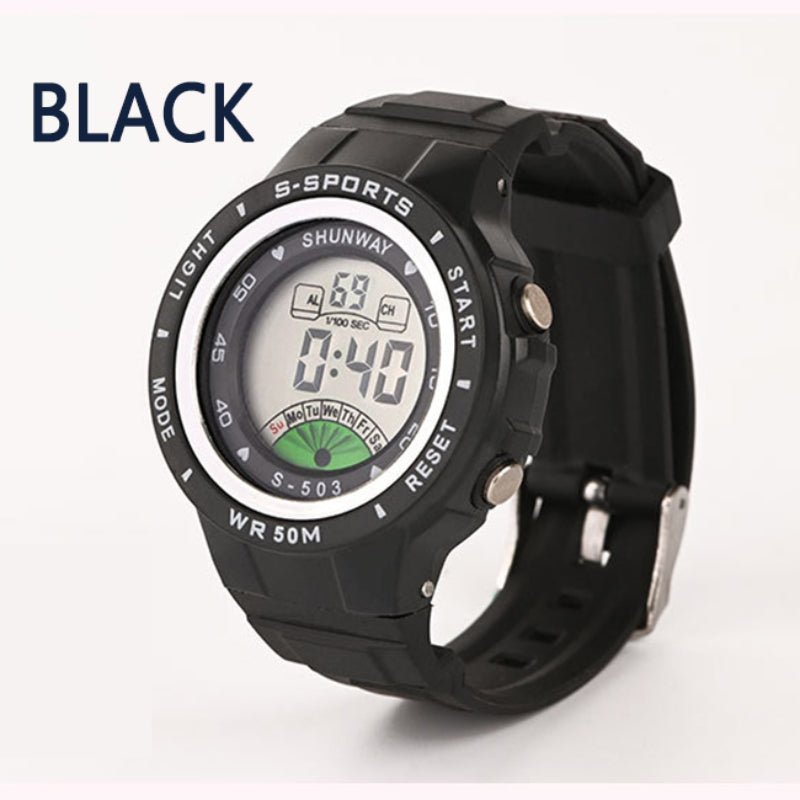 Kids Waterproof LED Digital Quartz Watch