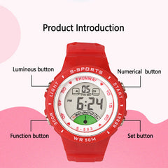 Kids Waterproof LED Digital Quartz Watch