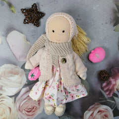 Soft Dress up Doll 8in By Artists - Collectible & Appreciable
