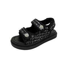 Women's Hook & Loop Casual Sandals Thick Sole Sports Flatform Shoes