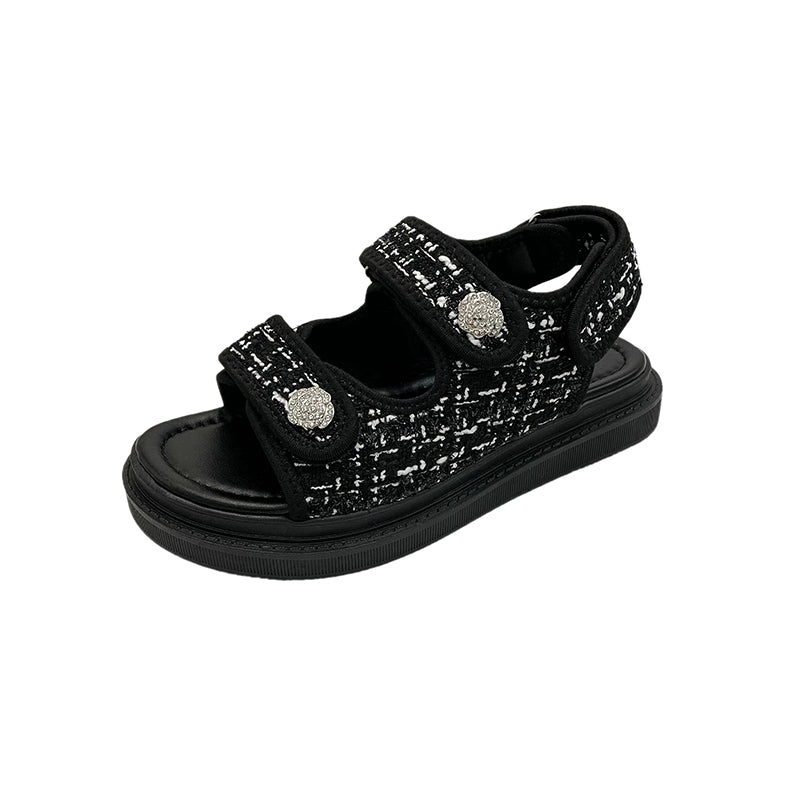 Women's Hook & Loop Casual Sandals Thick Sole Sports Flatform Shoes