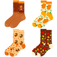 Creative Pattern Breathable Football Socks, Training Running Cycling