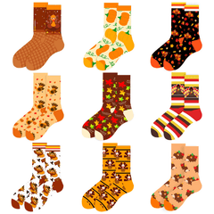 Creative Pattern Breathable Football Socks, Training Running Cycling
