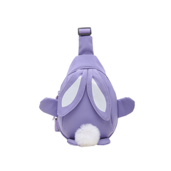 Kids Rabbit Ears Shoulder Bag - Cartoon Chest Bag for Girls
