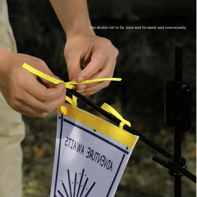 Outdoor Camp Flag Pennant Triangular Bunting Picnic Home Party Tent Flag