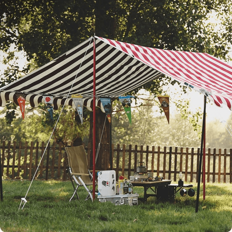 Outdoor Camp Flag Pennant Triangular Bunting Picnic Home Party Tent Flag