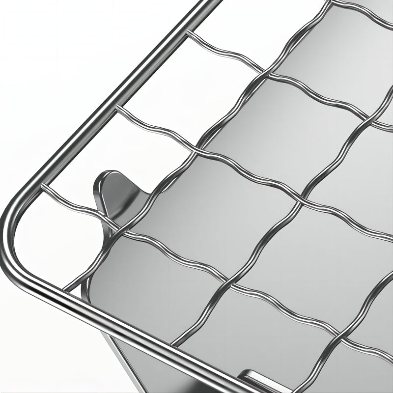 Foldable BBQ Grill Stainless Steel Card Stove Portable Charcoal Stove