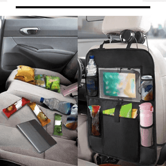 Car Backseat Organizer with Tablet Holder & Storage Pockets