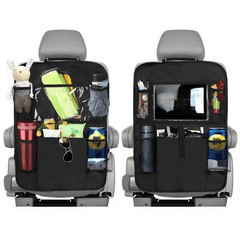 Car Backseat Organizer with Tablet Holder & Storage Pockets