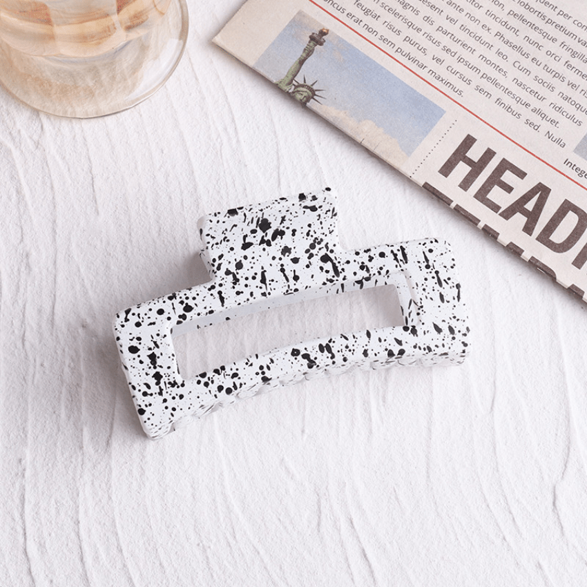 Splash Ink Pattern Large Hair Clip Claw Clip Accessories For Girls Kids