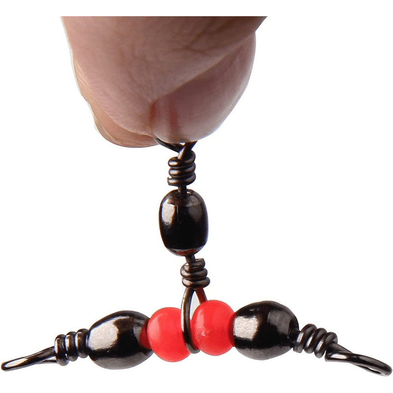 T-shaped Swivel Ring Fishing Line Hook Connector 10-20pcs
