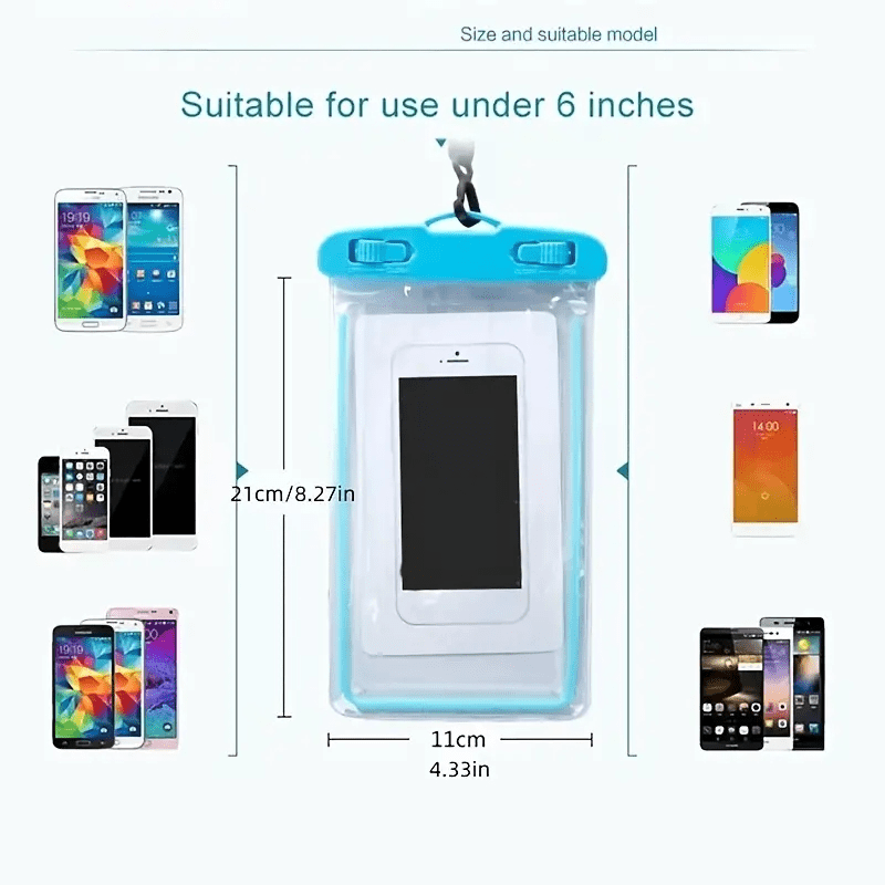 Waterproof Phone Bag for Swimming Rafting Diving