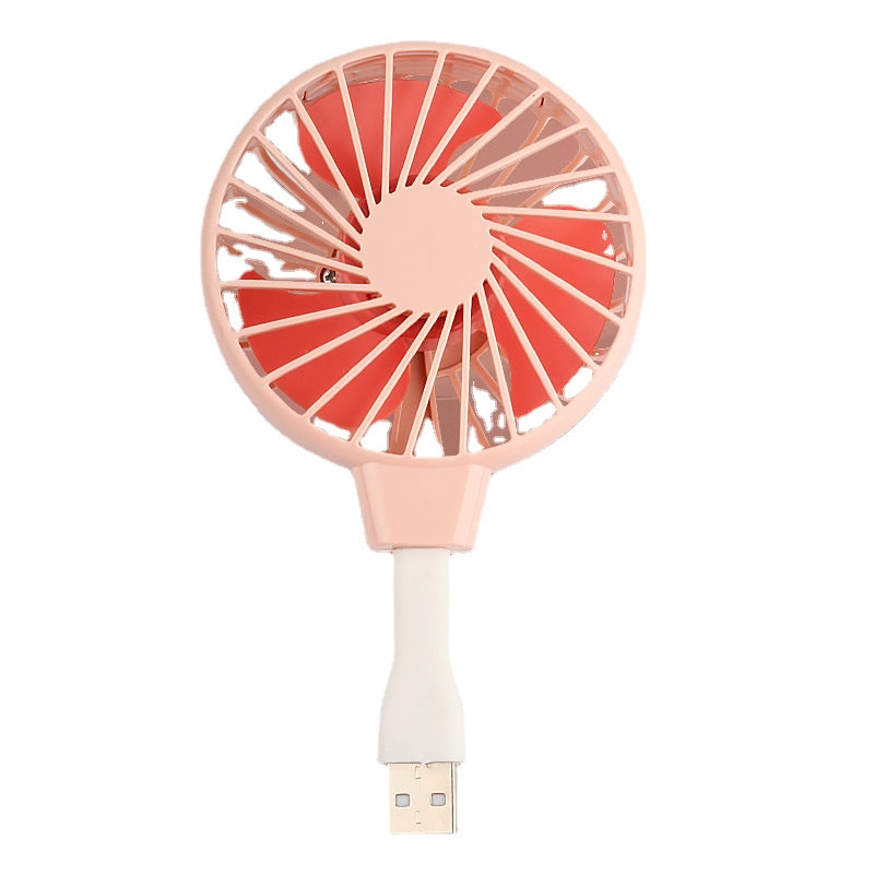 Mini Handheld Fan USB Portable for Makeup Travel Beach Indoor & Outdoor