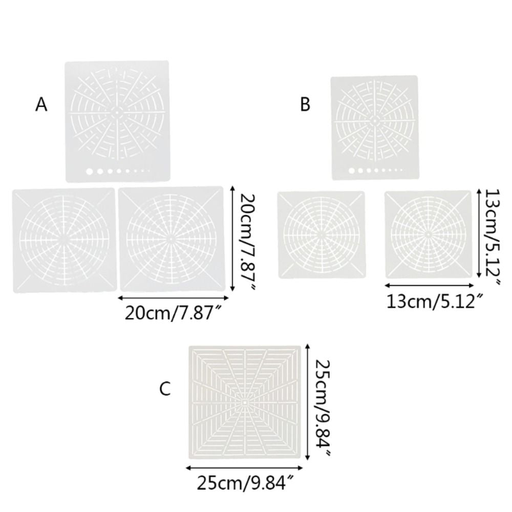 Stencils Painting Templates Reusable PET DIY Rock Scrapbook Tools