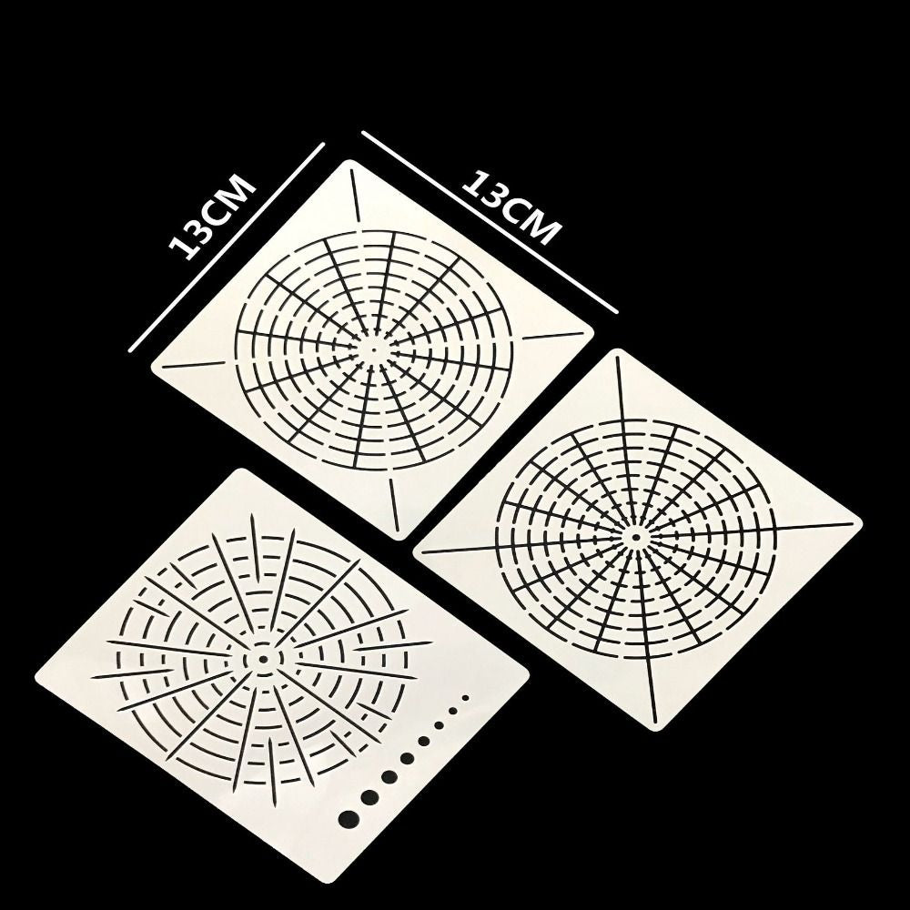 Stencils Painting Templates Reusable PET DIY Rock Scrapbook Tools