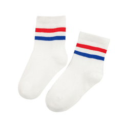5 Pairs Kids Sports Crew Socks Breathable Comfy Students Children's Socks