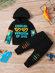 Toddler Boy's Tie Dye Hoodie & Sweatpants Set