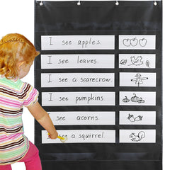 Standard Pocket Charts Bag Clear 10 Pockets 28x43 Inc