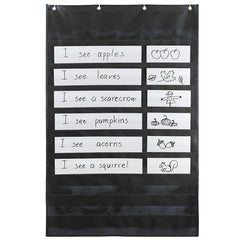 Standard Pocket Charts Bag Clear 10 Pockets 28x43 Inc