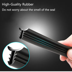 Car Front Under Windshield Panel Sealed Trim Moulding Rubber Strips