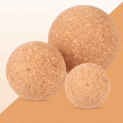 Eco Friendly Cork Fascia Ball Yoga Massage Ball Fitness Pilates Equipment