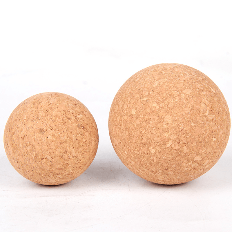 Eco Friendly Cork Fascia Ball Yoga Massage Ball Fitness Pilates Equipment
