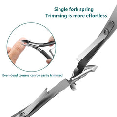 Durable Stainless Steel Dead Skin Pliers Fingernail Scissors Nail Clipper