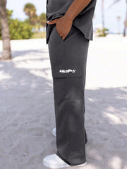 Creative Pattern Print Cargo Pants Men s Flap Pocket Trousers